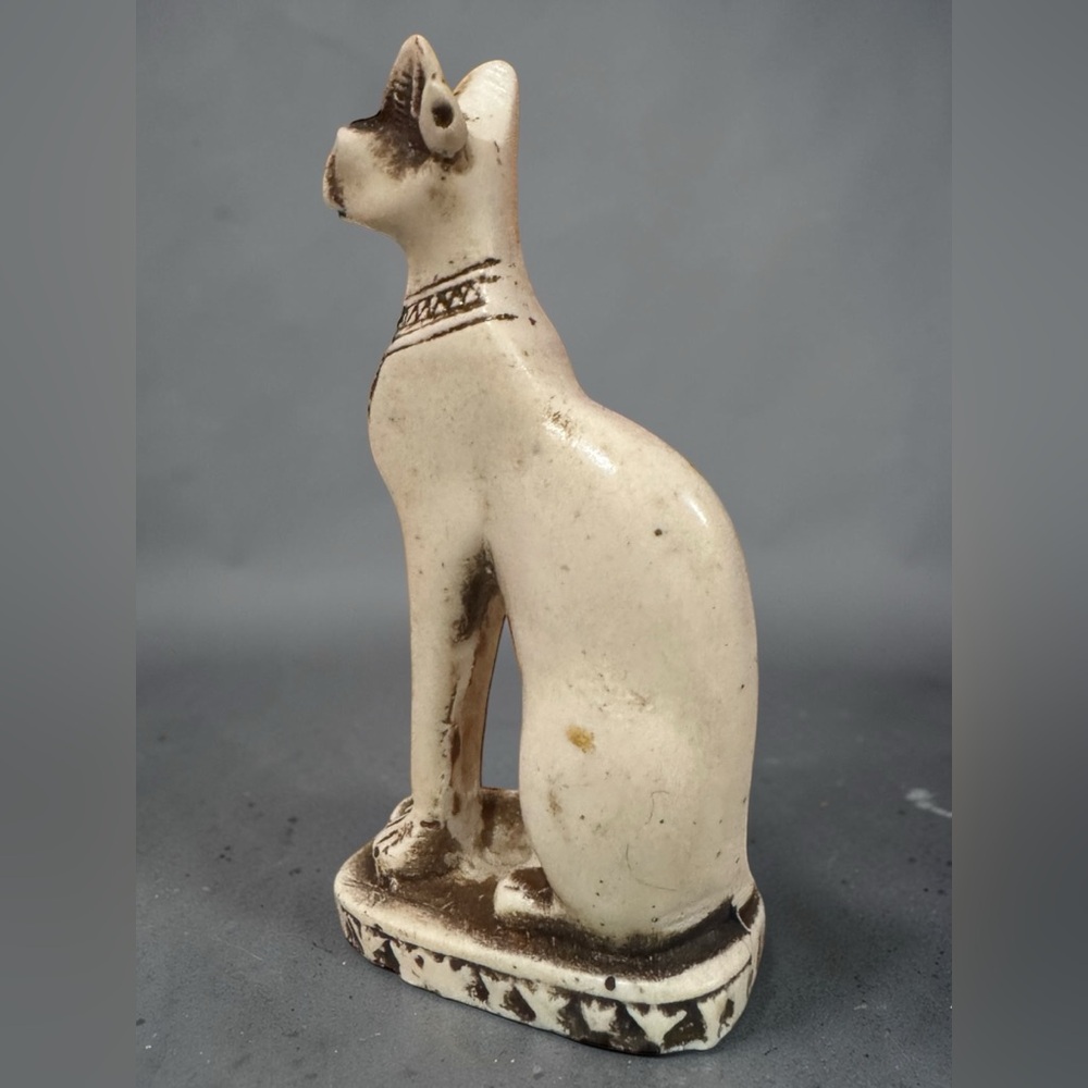 BASTET Ancient Egyptian Cat Goddess of Divine Protection Stone Sculpture. - Picture 9 of 9